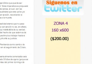 Anuncios Zona 4 Imagen Zona de Anuncios Numero 4